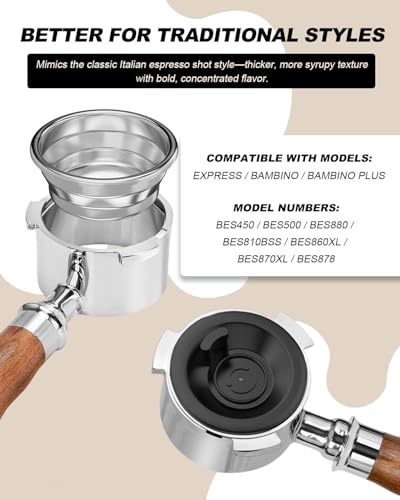 54mm Dual Wall Espresso Basket for Breville - 18-22g Capacity