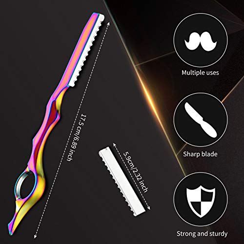 Mudder 11-Piece Hair Styling Razor & Thinning Comb Set