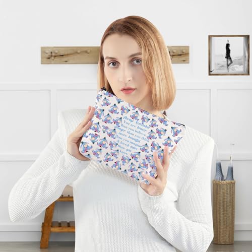 WZMPA Always Eey Cartoon Makeup Bag for Women & Girls