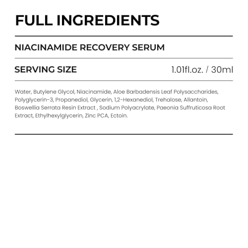 SKIN&LAB Niacinamide Recovery Serum 20% - Minimize Pores & Improve Texture