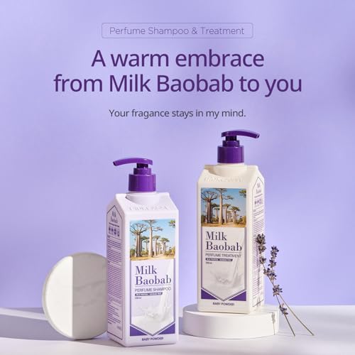 Milk Baobab Baby Powder Fragrance Shampoo 16.9 fl oz - Nourishing & Hydrating