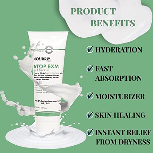 NOURRIR Atop Exm Hydrating Moisturizer for Dry Sensitive Skin - 75ml