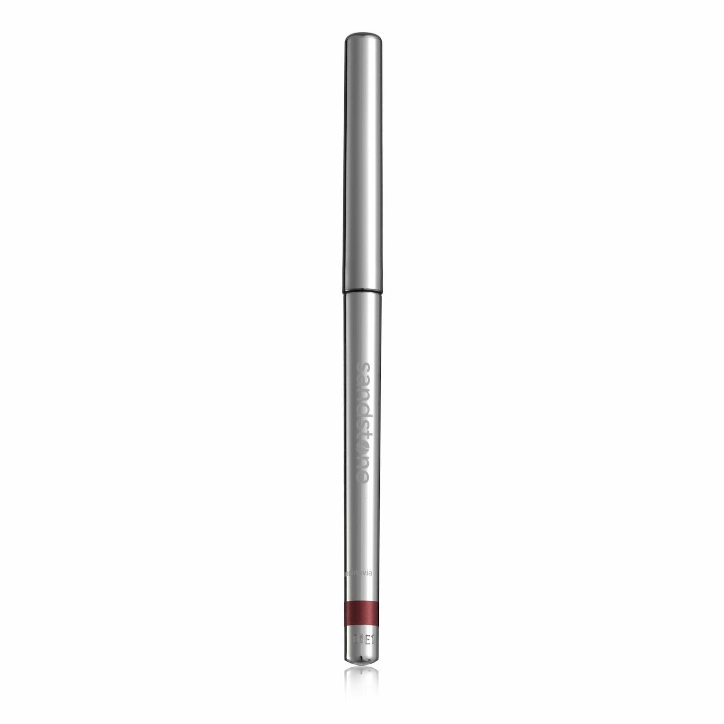 Scandinavia Hypoallergenic Waterproof Metallic Eyeliner Pencil - Red | Fragrance-Free, Vegan, Smudge-Proof for Sensitive Eyes