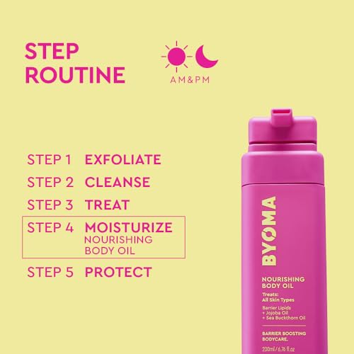 BYOMA Nourishing Body Oil with Barrier Lipids, Jojoba & Seabuckthorn