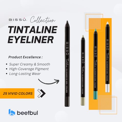 Bissú Tintaline Eyeliner - Champagne, Long-Lasting & Smudge-Proof