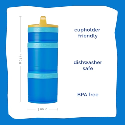 Whiskware Stackable Snack Containers for Kids - 3 Cup Set