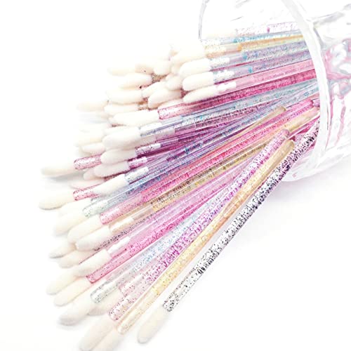 YSAFAI Variation 01 Disposable Crystal Lip Brush Set 600 pcs for Lip Gloss & Makeup