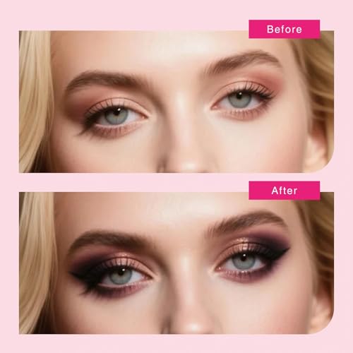 EMEDA 2-in-1 Black Eyelash Glue Pen & Eyeliner - Waterproof, 48H Wear