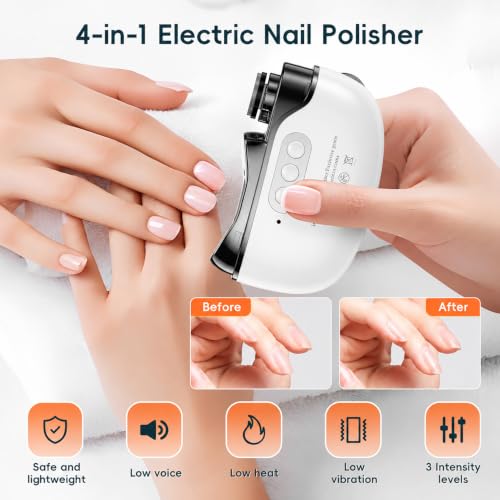 Blissleaf 3-in-1 Electric Nail Clipper for Babies & Adults with LED Light