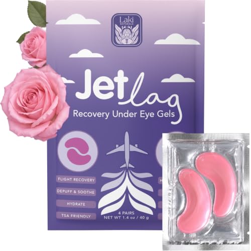 Laki Naturals Travel Under Eye Gels – Depuff, Hydrate & Brighten Post-Flight