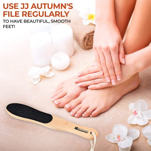 Professional Foot Rasp & Callus Remover - Spa Quality Wooden Pedicure Tool