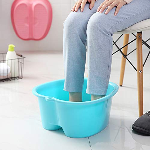 Large Black Foot Soak Tub with Massage - Spa Bath for Pedicures