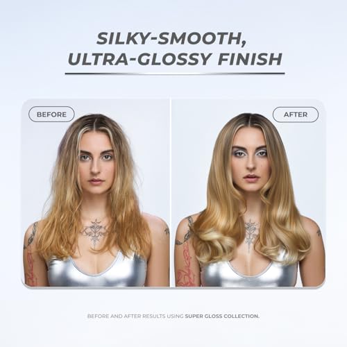 XMONDO Hair Super Gloss Leave-In Conditioning Mist ? Weightless Shine, Frizz-Free Finish | Hydrates + Protects from Heat & UV