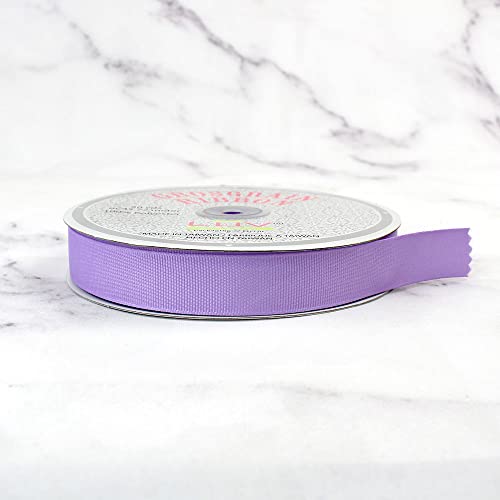 LUV Ribbons 7/8-Inch Grosgrain Ribbon - 50 Yards, Lavender