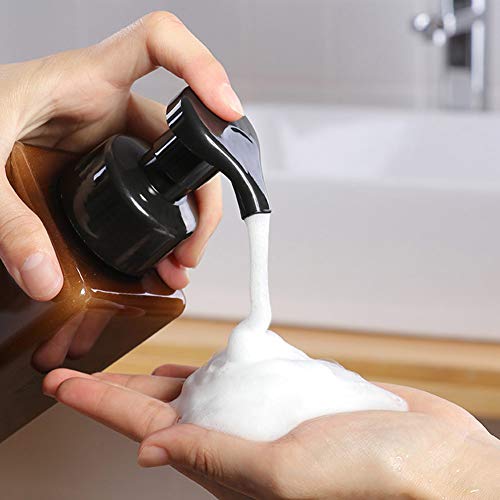 UUJOLY Foaming Soap Dispenser - 15 oz (Pack of 4, Amber)