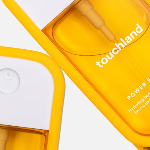 Touchland Body Mist Silicone Case with Keyring, 2 FL OZ - Golden Honey