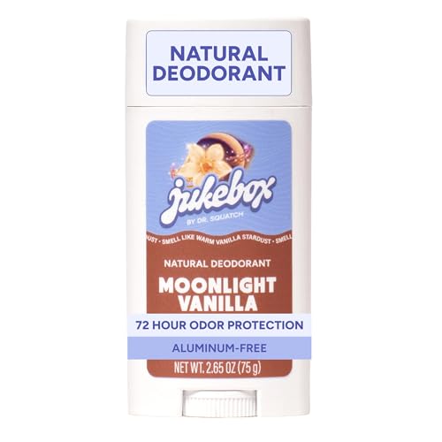 Jukebox Natural Women's Deodorant - Aluminum Free, 72-Hour Odor Protection, Moonlight Vanilla
