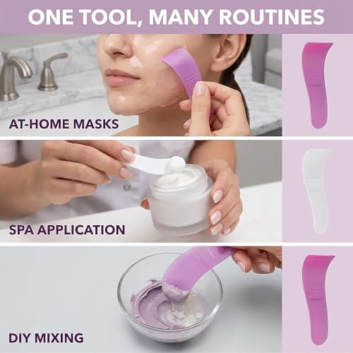 Portable Hair Waxing Spatulas - 3 Pcs for Easy Application & Removal