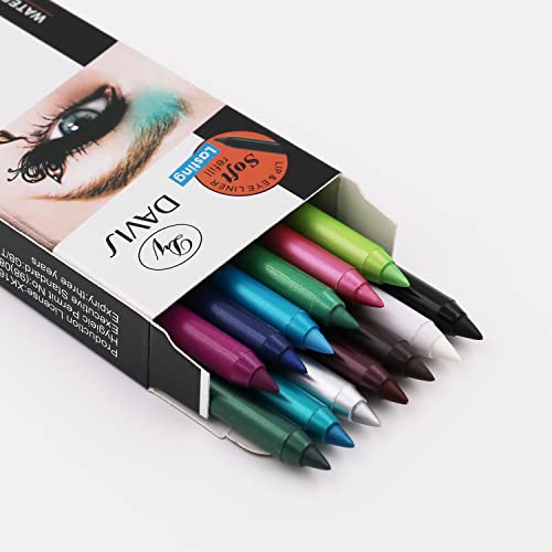 TWOMODE 13-Color Multi-Functional Eye & Lip Pencil Set for Makeup