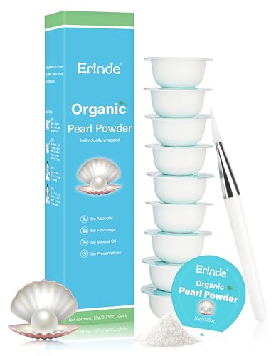 Erinde Organic Pearl Powder - 10g Pods for DIY Masks & Creams