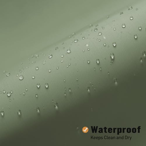 MitoVilla Sage Green Shower Curtain Liner, 36x72 Inch Waterproof Fabric