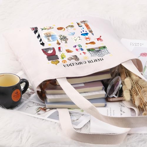 G2TUP North Carolina Gift Lover Tote Bag Tourist Travel