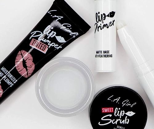 L.A. Girl Clear Lip Primer, Pack of 2 - Matte Base Formula