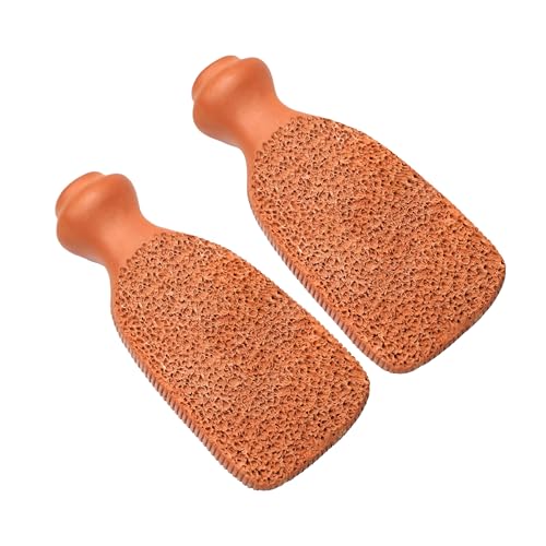 QUBA LINEN 2-Sided Pumice Stone for Feet and Body Care - Exfoliating Callus Remover