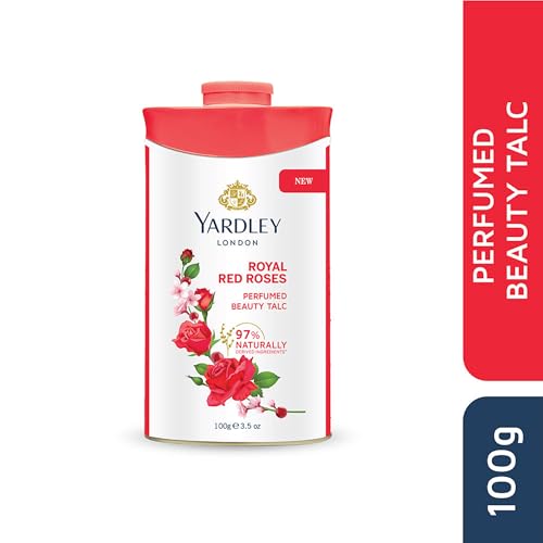 Yardley London Royal Red Roses Perfumed Beauty Talc 100g