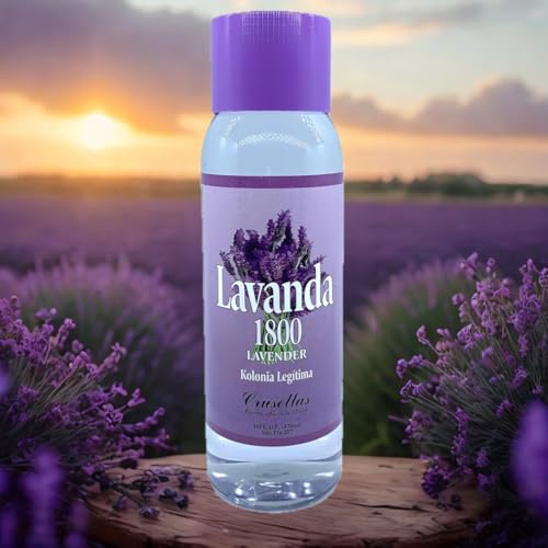 Crusellas 1800 Lavender Splash Cologne – 16 Fl. Oz. Refreshing Scent