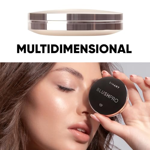 SINART Baked PRO Marbleized Blush - Lightweight Shimmery Face Makeup