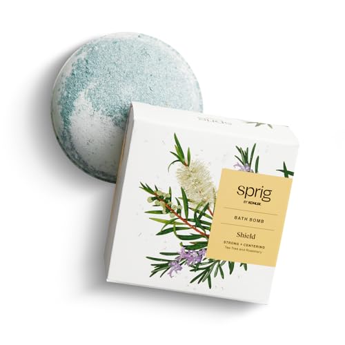 Sprig by Kohler Shield Bath Bomb: Tea Tree & Rosemary Natural Skincare