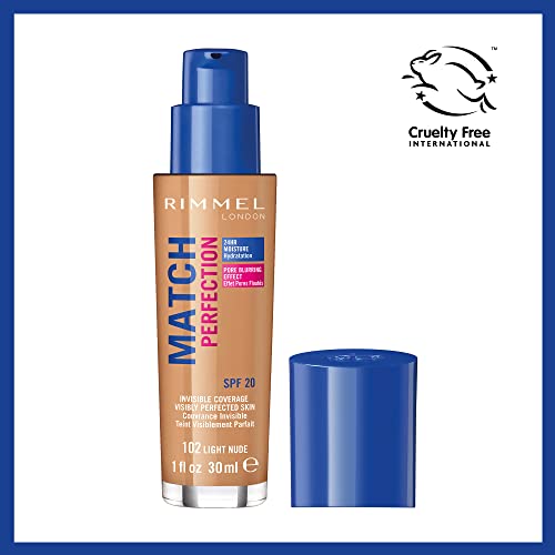 Rimmel Match Perfection Foundation SPF20 - 102 Light Nude