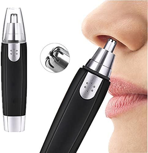 BUBUCAM Electric Nose Hair Trimmer - Waterproof Battery-Powered