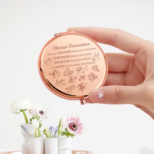 Nemo Dory Pocket Mirror - Compact Makeup Mirror for Fans