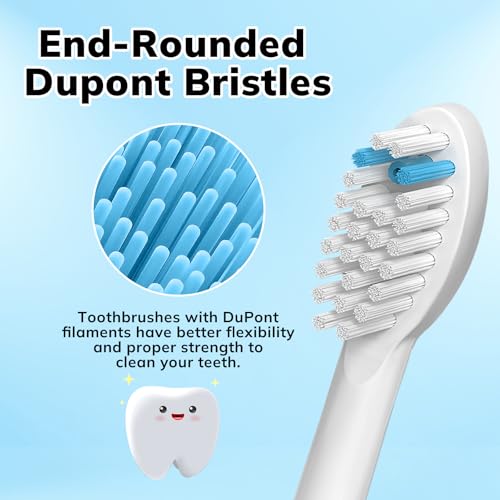 Replacement Toothbrush Heads for Waterpik Sonic Fusion, 3 Pack White