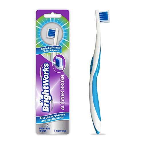 BrightWorks Aligner Brush 3-Pack for Retainers & Mouthguards