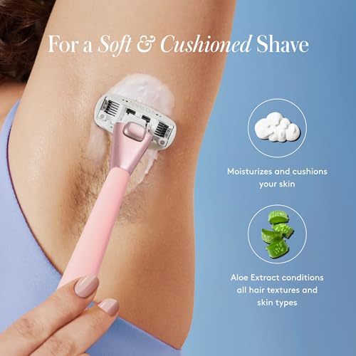 Athena Club Women's Shaving Foam with 5-Blade Refills - Petal Bloom