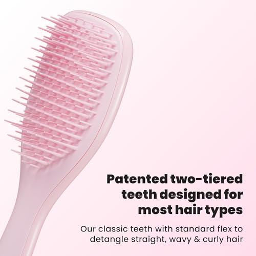 Tangle Teezer Mini Hair Brush - Ultimate Detangler in Millennial Pink