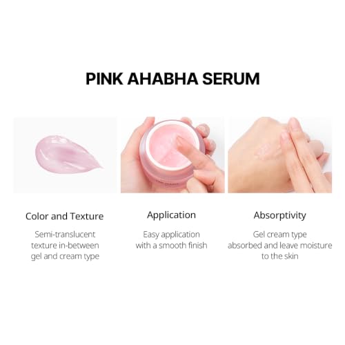 NACIFIC Pink AHA BHA Facial Cream 50ml - Hydrating Exfoliator