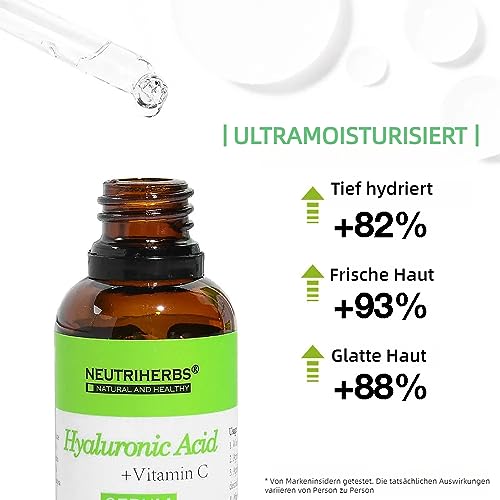 Neutriherbs Hyaluronic Acid Serum - Lightweight Hydrate Oily Skin 1oz