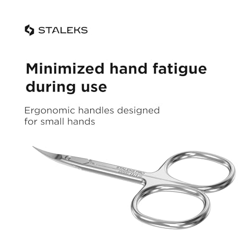 Staleks Pro Expert 11 Left-Handed Cuticle Scissors S - Stainless Steel