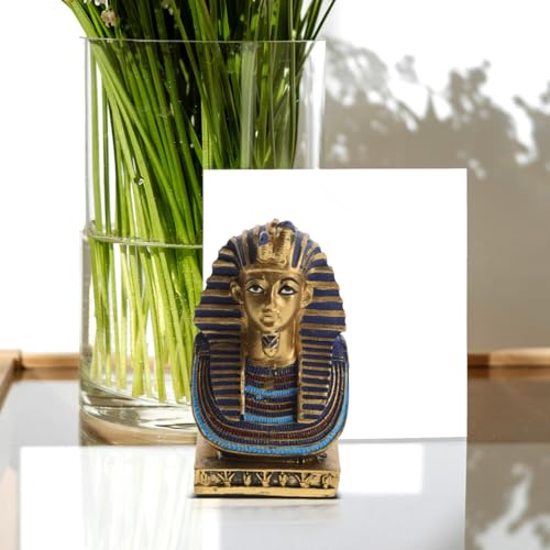 Ancient Egyptian Pharaoh Statue - King Tut Resin Figurine for Home Decor