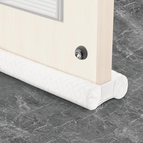 Premium Velvet Door Draft Stopper - 30-36 Inch Windproof Seal
