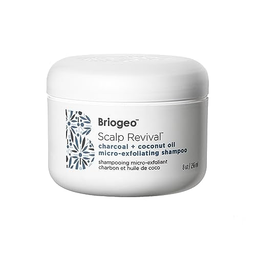 Briogeo Scalp Revival Charcoal + Coconut Oil Micro-Exfoliating Shampoo | Sulfate-Free Scalp Scrub for Dry, Itchy, or Oily Scalp | Detoxifying & Hydrating | Vegan & Cruelty Free