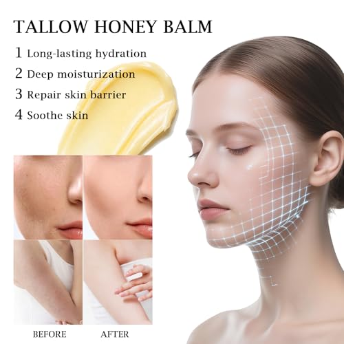 Grass-Fed Whipped Beef Tallow Balm - Ultra Moisturizing Skin Cream