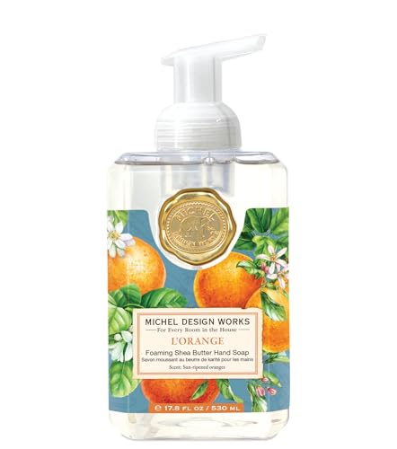 Michel Design Works L'Orange Foaming Hand Soap with Shea Butter & Aloe