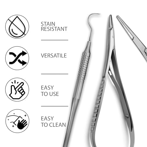 Dental Braces Removal Kit - 3 Stainless Steel Tools for Color Change