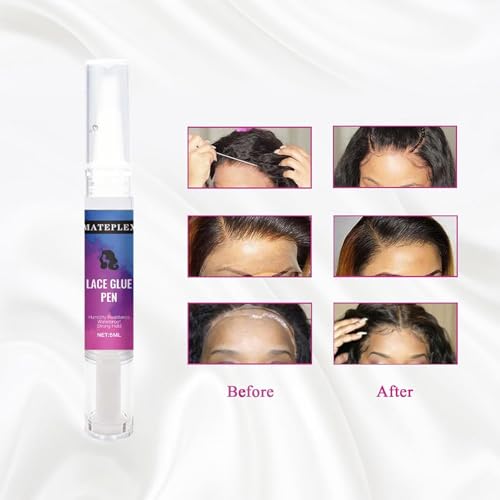 MATEPLEX Lace Wig Glue Pen - Invisible Hold, 5ml Travel Size - Variation 1