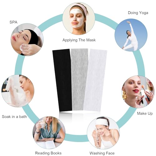 Mabor Non-Slip Wide Sports Headbands for Women & Men - Sweat-Absorbing Hair Accessories
